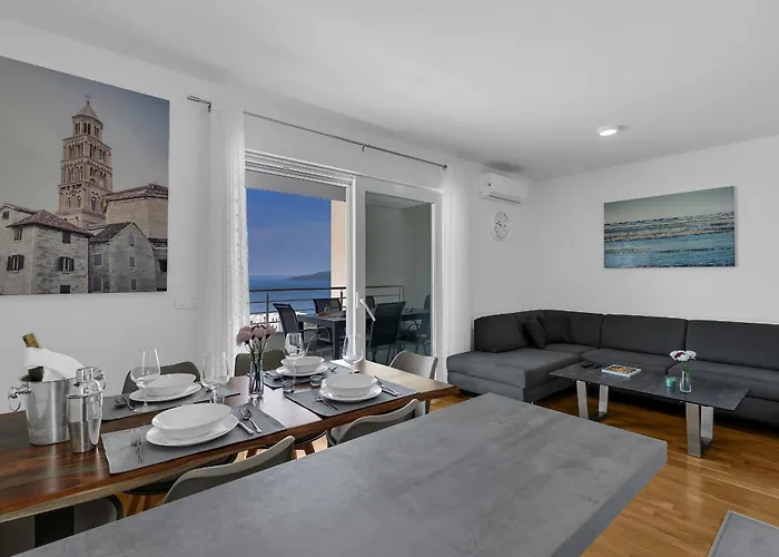 Luxury And Modern With Sea View And Garage * Makarska